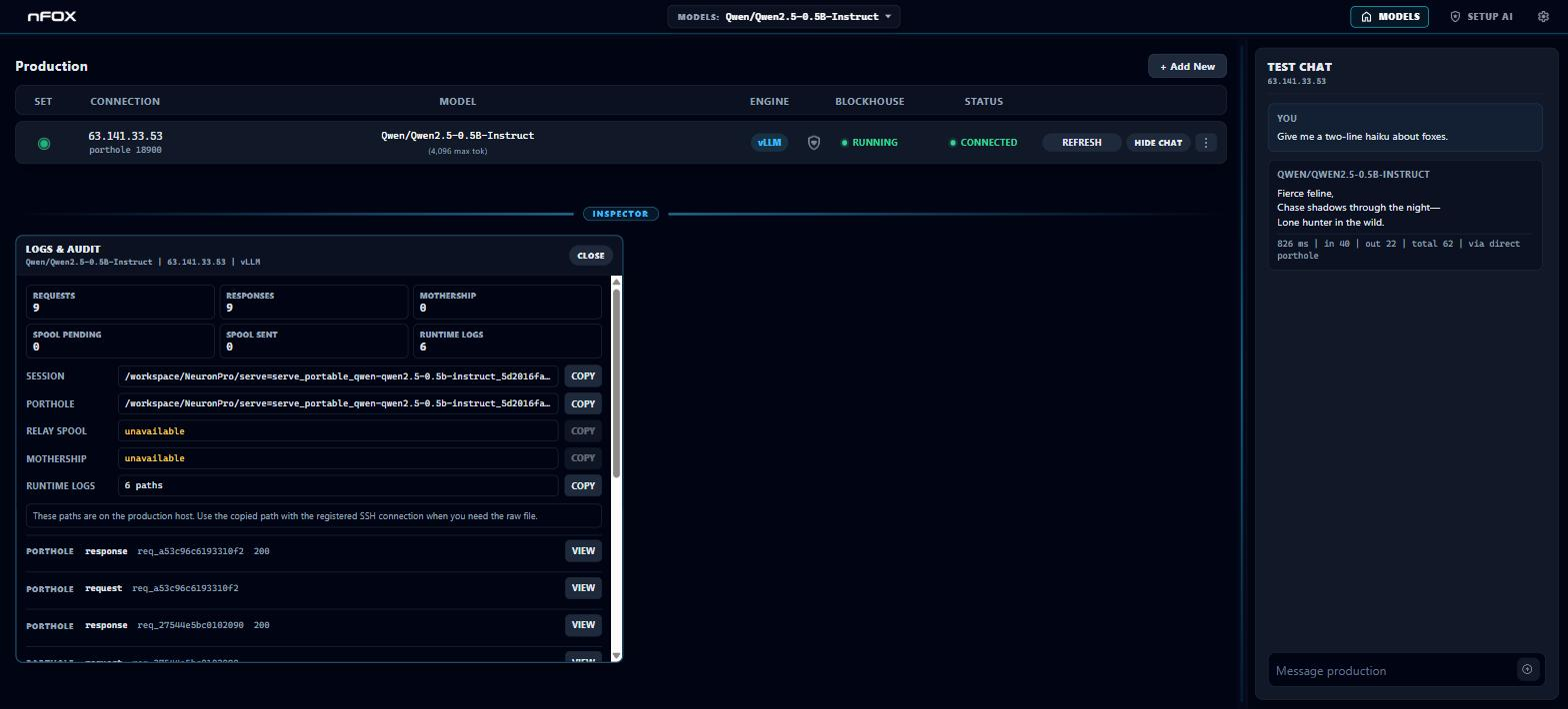 Logs & Audit inspector