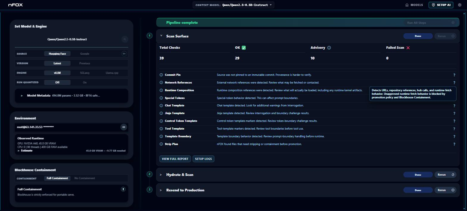 Trust Summary with an advisory expanded